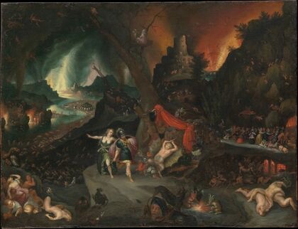 Aeneas and The Sibyl in The Underworld