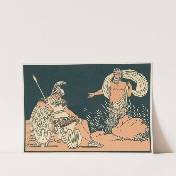 Aeneas and Tiber (1878) by Bartolomeo Pinelli