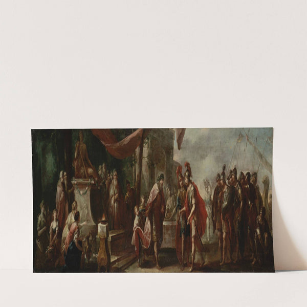 Aeneas Arriving in Latium (ca 1760) by Johann Andreas Herrlein