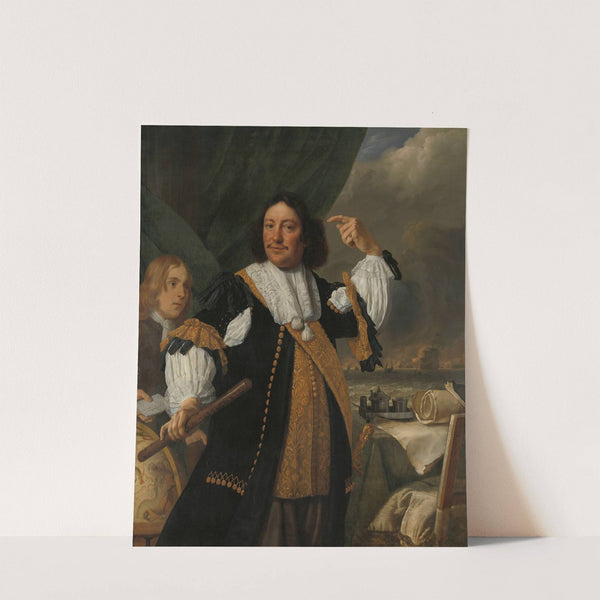 Aert van Nes (1626-1693), Vice Admiral (1668) by Bartholomeus van der Helst