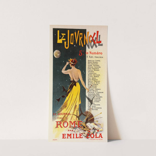 Affiche Pour Annoncer La Publication De ‘rome’ Dans Le Journal (1899) by Charles Lucas