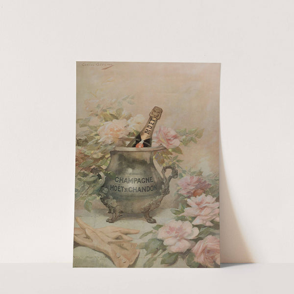 Affiche publicitaire pour Moët & Chandon by Louise Abbéma