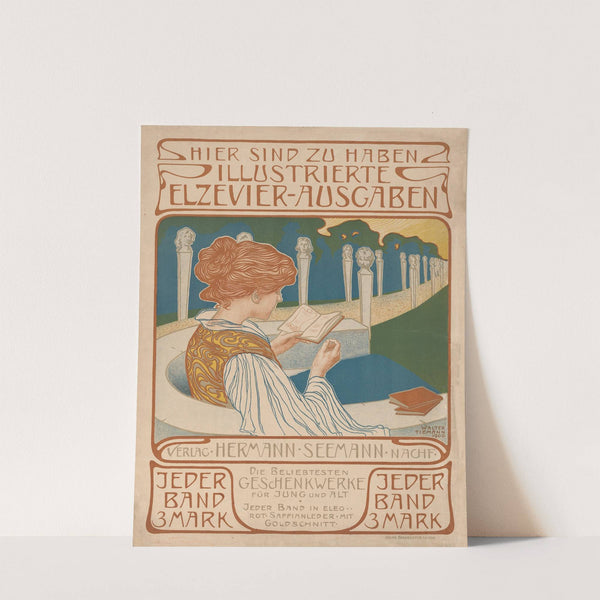 Affiche van uitgeverij Hermann Seemann Nachfolger by Walter Tiemann