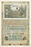 Affiche voor de Biologische Tentoonstelling in juni 1910