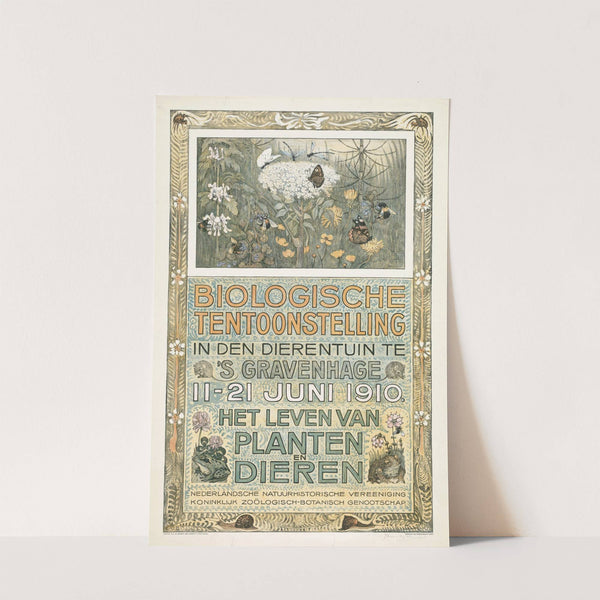 Affiche voor de Biologische Tentoonstelling in juni 1910 by Theo van Hoytema