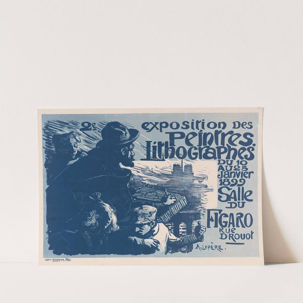 Affiche voor de tweede tentoonstelling van de Peintres Lithographes (1899-01) by Auguste Louis Lepère