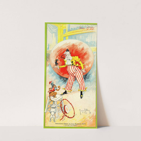Affichette cirque by Maurice Milliere