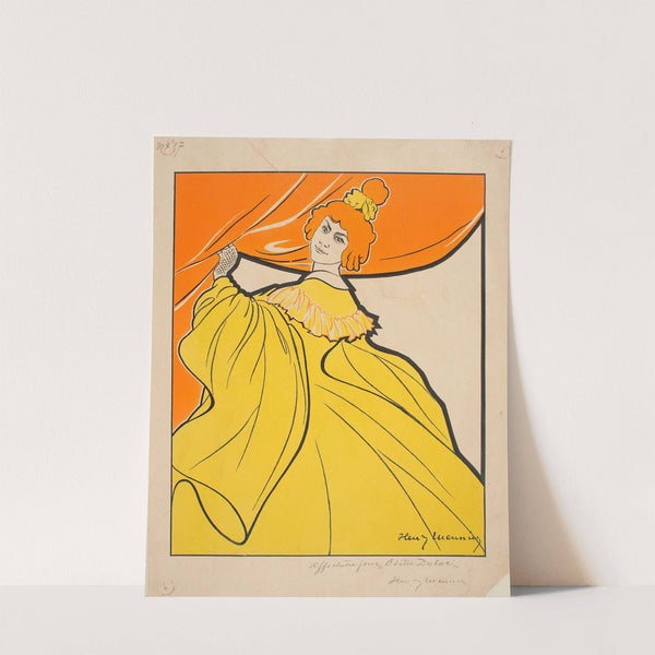 Affichette Pour Odette Dulac (1895-1902) by Henri Meunier
