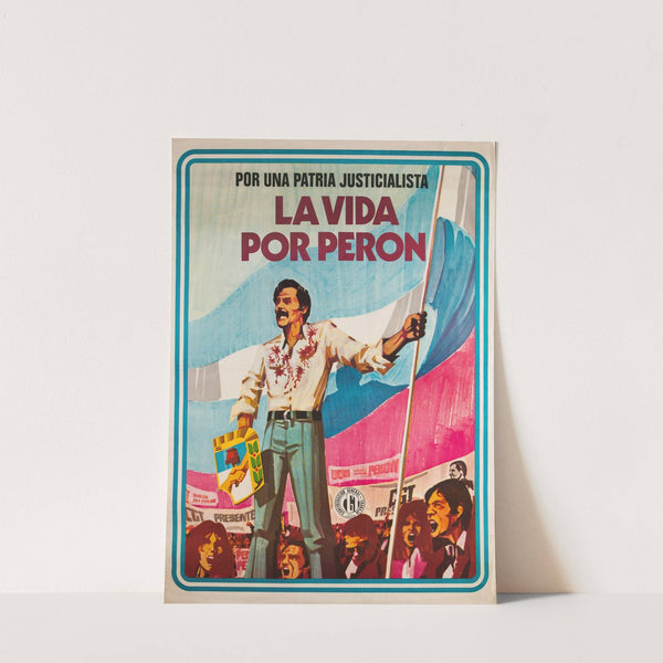 Afiche de la CGT en homenaje al líder sindical José Ignacio Rucci by Anonymous