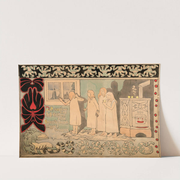 Afraid of the Dark (1893) by Gerhard Munthe