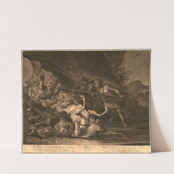 Africa (1770) by Johann Elias Ridinger