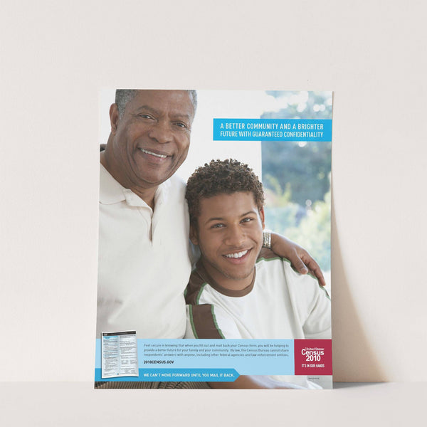 African American Confidentiality Poster (2010) by Bureau of the Census
