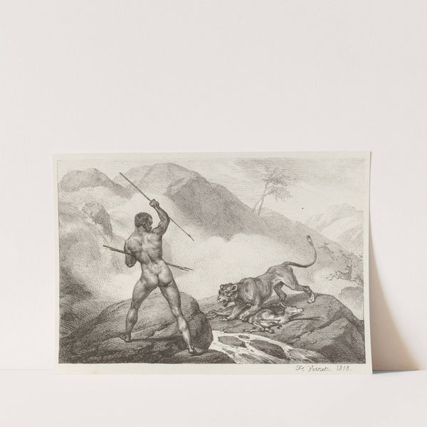 African Hunter (Chasseur Africain) (1818) by Horace Vernet