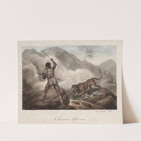 African Hunter (1818) by Horace Vernet