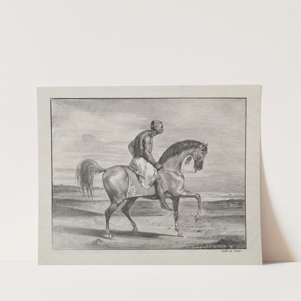 African on Horseback (1823) by Eugène Delacroix