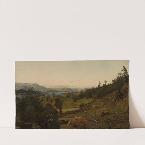 Aften, Stord (1890) by Amaldus Nielsen