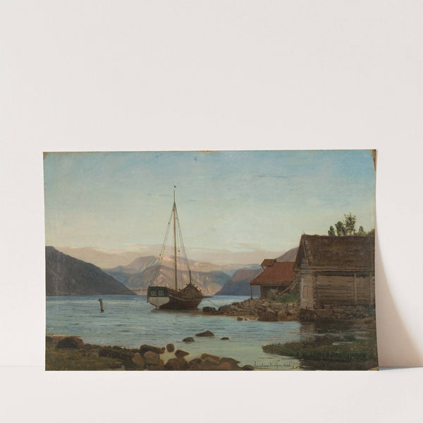 Aften ved Balestrand by Amaldus Nielsen