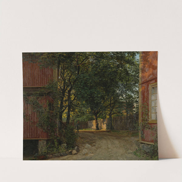 Aftenavisen kommer, Majorstuveien 8 by Amaldus Nielsen