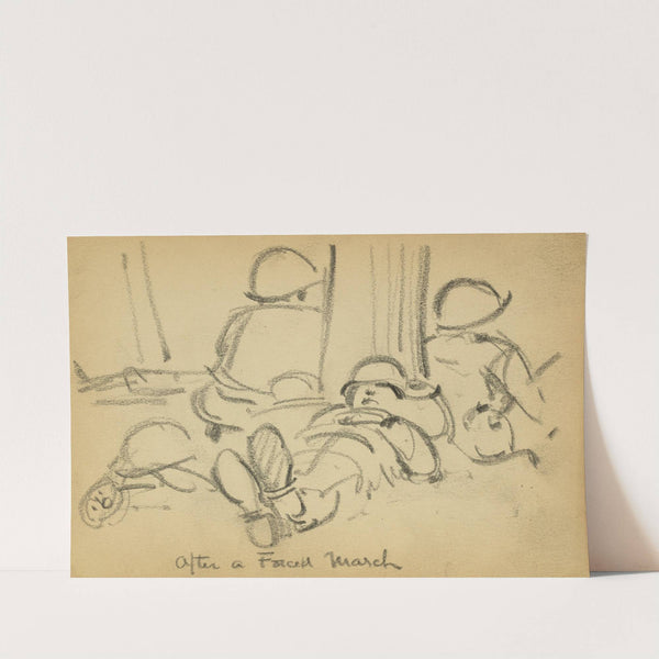 After a forced march by Victor Alfred Lundy