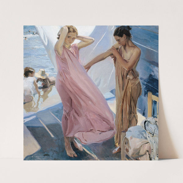 After Bathing, Valencia (1909) by Joaquín Sorolla