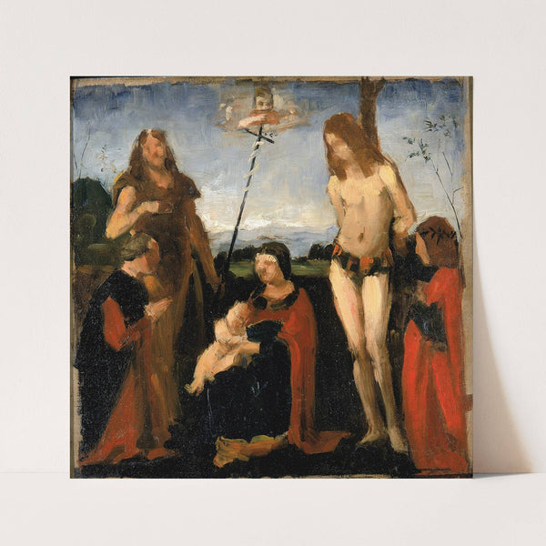 After Boltraffio, ‘Sacra Conversazione’ (1878-1882) by Kenyon Cox