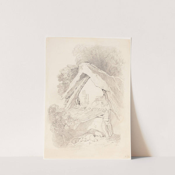 after John Sell Cotman, Cottage at Diss by British 19th Century