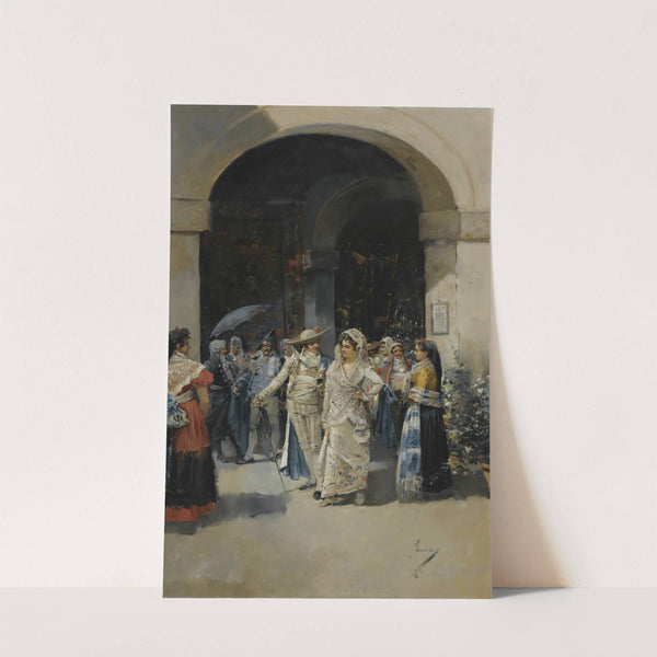 After mass by Eugenio Lucas Villamil