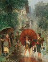 After school (children in the rain)