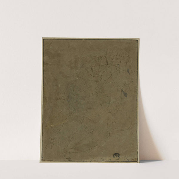 After the Antique; Greek and Amazon by Battista Franco