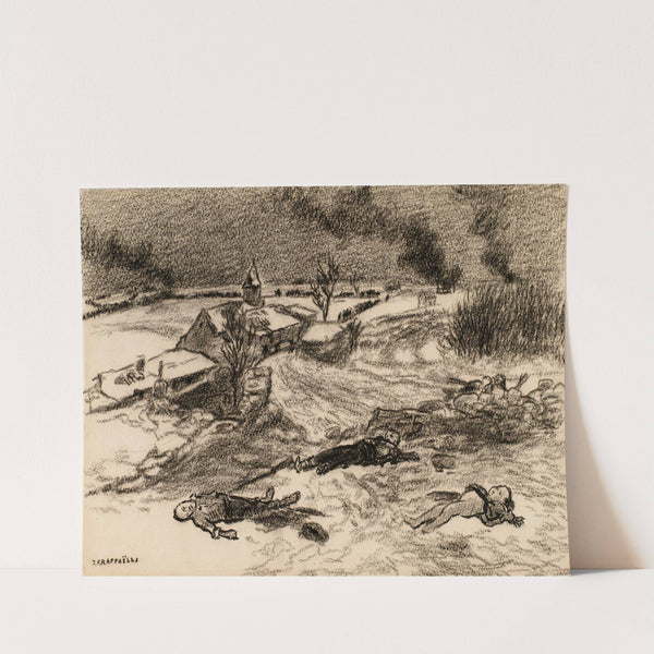 After the Battle by Jean François Raffaëlli