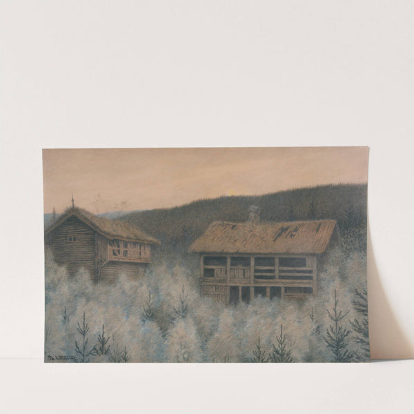 After The Black Death by Theodor Kittelsen