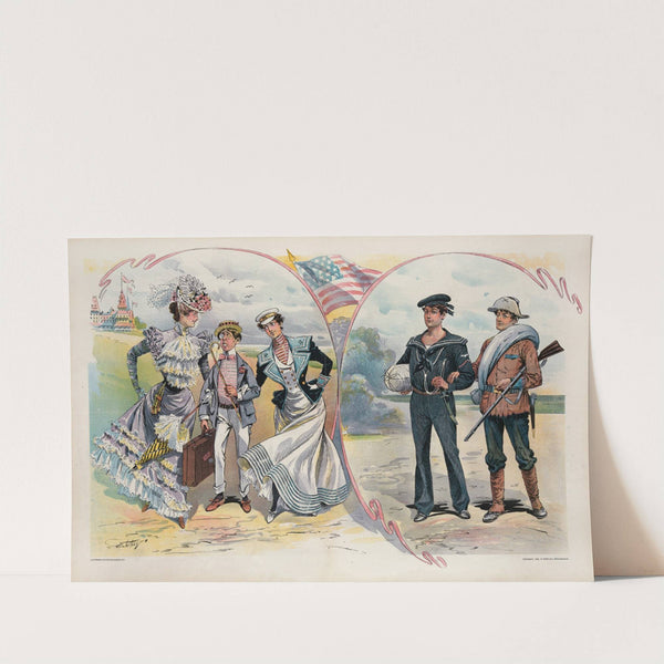 After the campaigns – return of the conquering heros (1898) by Samuel Ehrhart