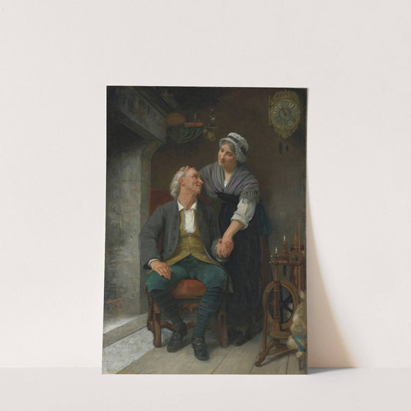 After The Engagement by Elizabeth Jane Gardner Bouguereau