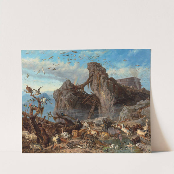 After the Flood; the Exit of the Animals from the Ark by Filippo Palizzi