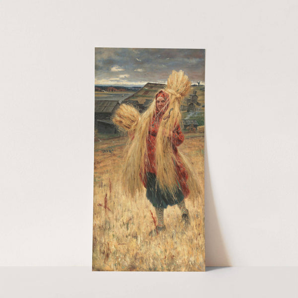 After the Hay Harvest by Nikolai Avenirovich Shabunin