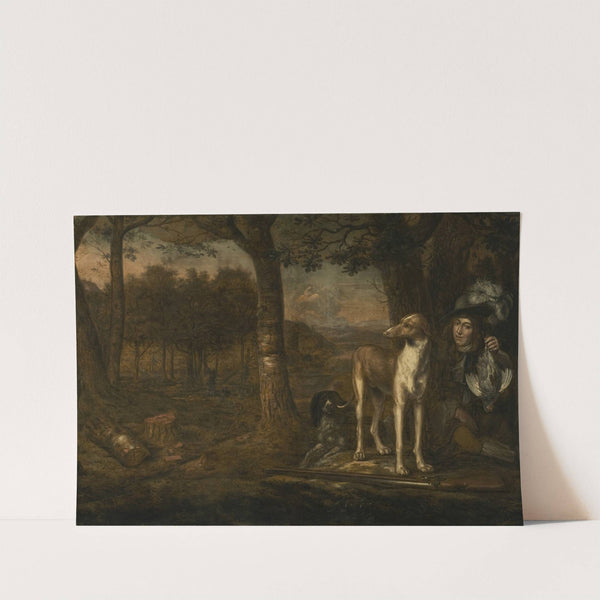 After the Hunt by Govert Dircksz Camphuysen