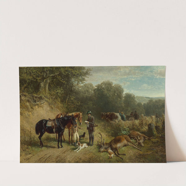 After the hunt by Ludwig Voltz