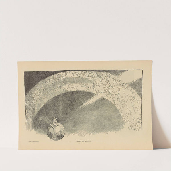 After the quarrel (1893-1900) by Charles Dana Gibson