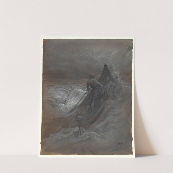 After the Shipwreck – Design for an Illustration of Coleridge’s The Rime of the Ancient Mariner (about 1875) by Gustave Doré