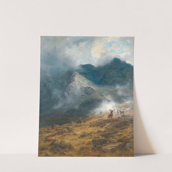 After The Shower – A Highland Brae by Louis Bosworth Hurt