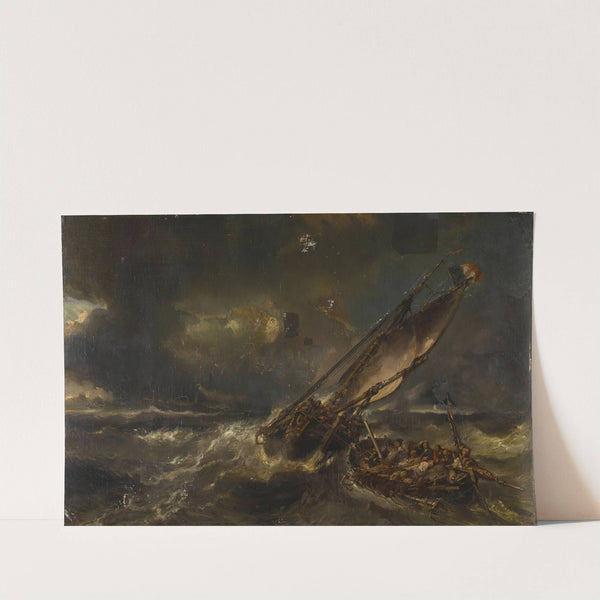 After the storm (1844) by Eugène Isabey