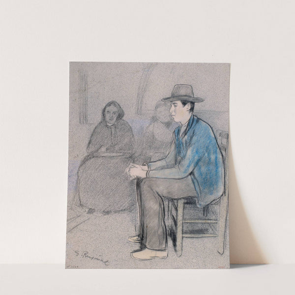 After the War. The Sad Home by Santiago Rusiñol