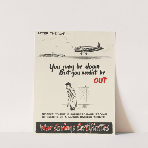 After the War - You May be Down but You Needn't be Out by Anonymous