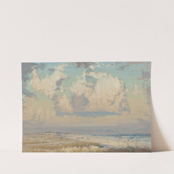 Afternoon Beach Scene by Richard Blossom Farley