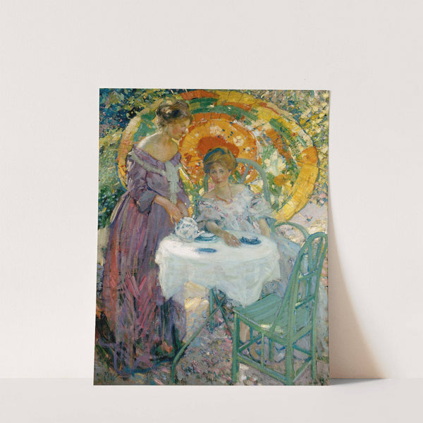 Afternoon Tea (1910) by Richard E. Miller
