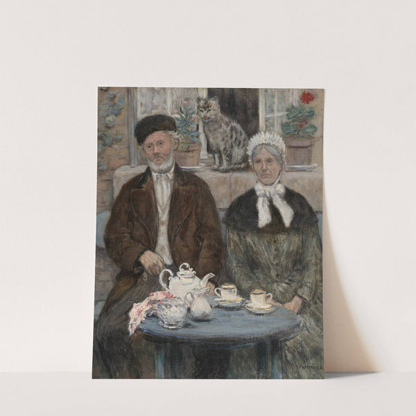 Afternoon Tea by Jean François Raffaëlli