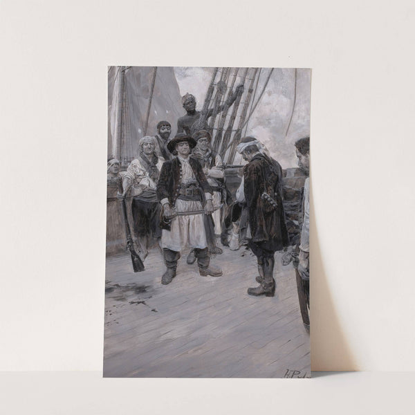 'Again, My Captain (Pirates)', New York Colonial Privateers by Howard Pyle