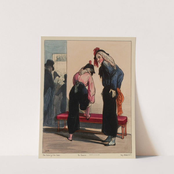 Agathe et toi, mon vieux Ferdinand, ça ne sera pas long (1840) by Paul Gavarni