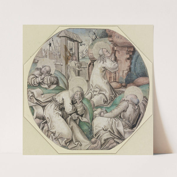 Agony in the Garden (ca. 1470) by Upper Rhine, 15th Century