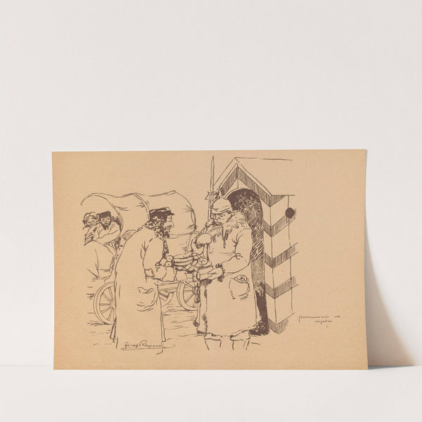 Agreement at the Tollgate (1915-1918) by Józef Rapacki